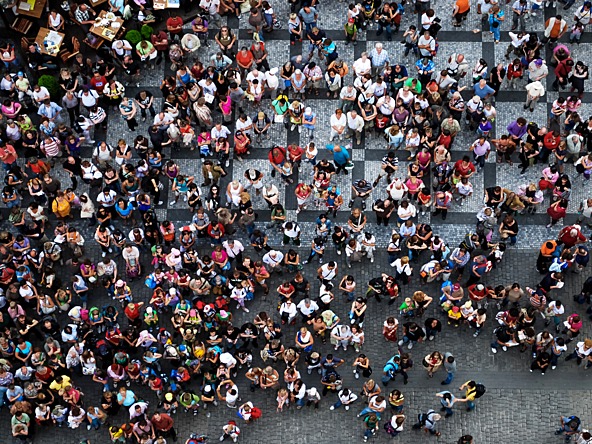 Aerial crowd shot_crop